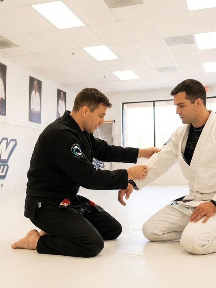 Private one-on-one martial arts lesson at Flow Academy Indio